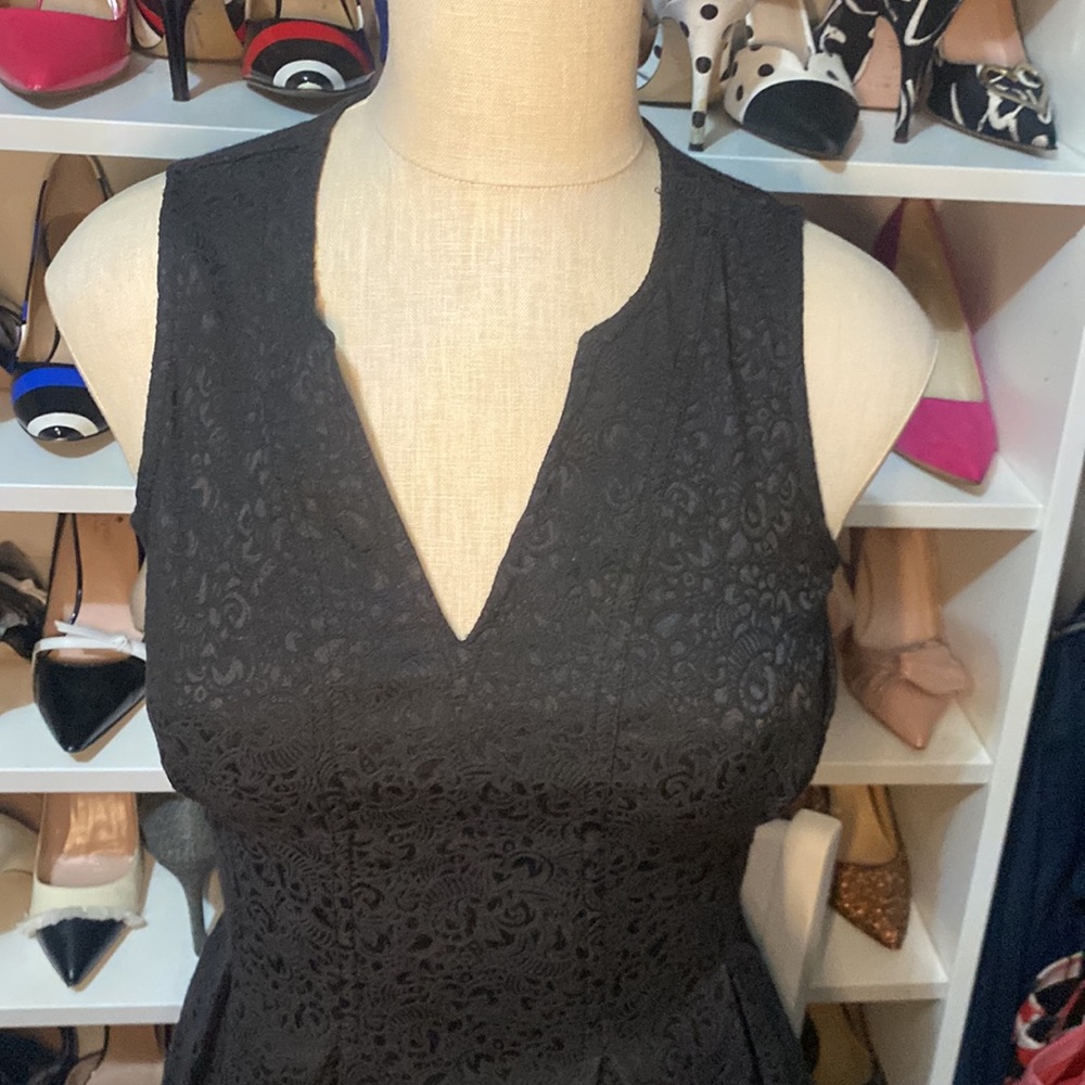 V-Neck Little Black Dress - Picture 3 of 15